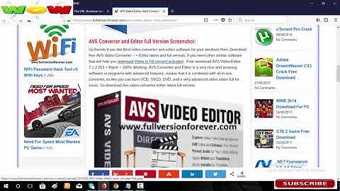 AVS Video Converter And Editor AVS Video Editor/Converter  2018 How to  installed and activate AVS