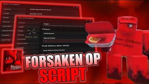 [FREE] The BEST WORKING Forsaken Script (Auto Block, Auto Generator, Aimbot, + More!)