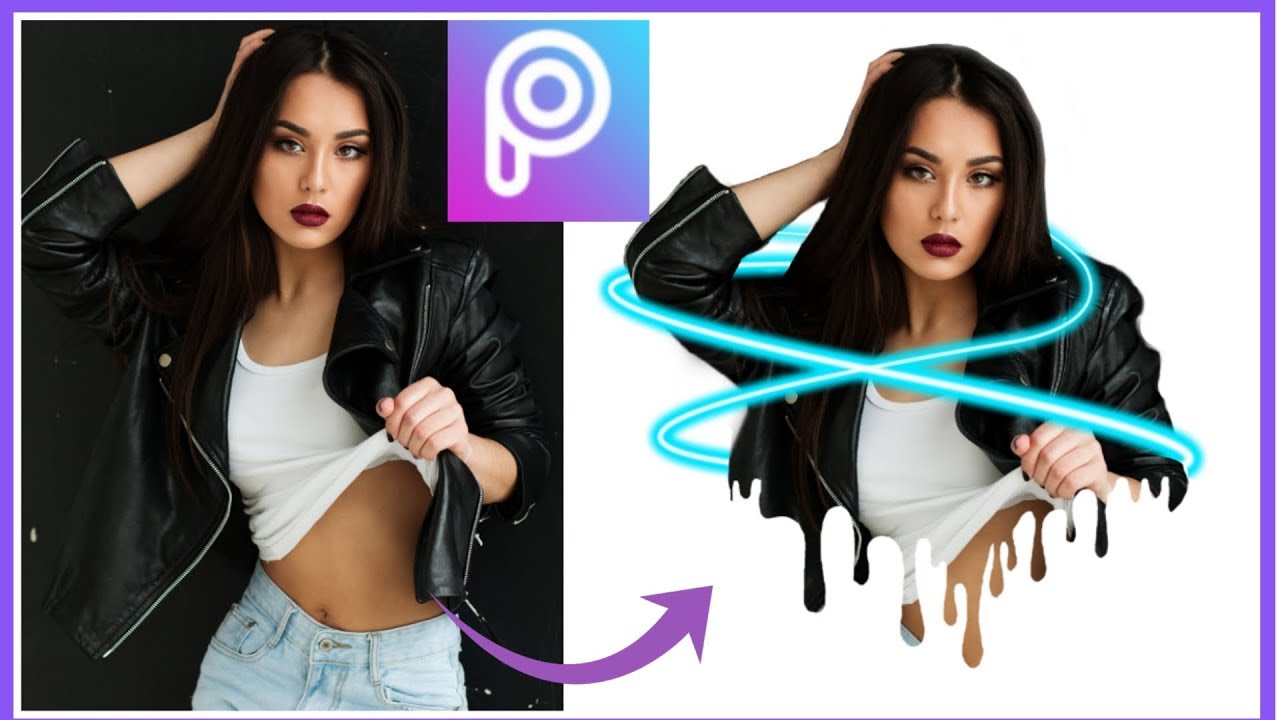 Picsart Dripping Effect || Neon Spiral Effect || Simple Way