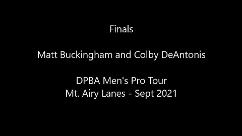 DPBA Men's Pro Tour: Finals at Mt. Airy Lanes - Se...