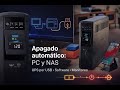 Arquitectura técnica del apagado automático: USB HID, SNMP y NUT (eventos y orden de apagado)