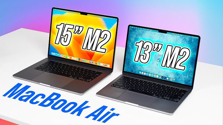 So sánh macbook air 11 inch và 13 inch