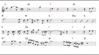 Up Where We Belong  Joe Cocker Alto Sax