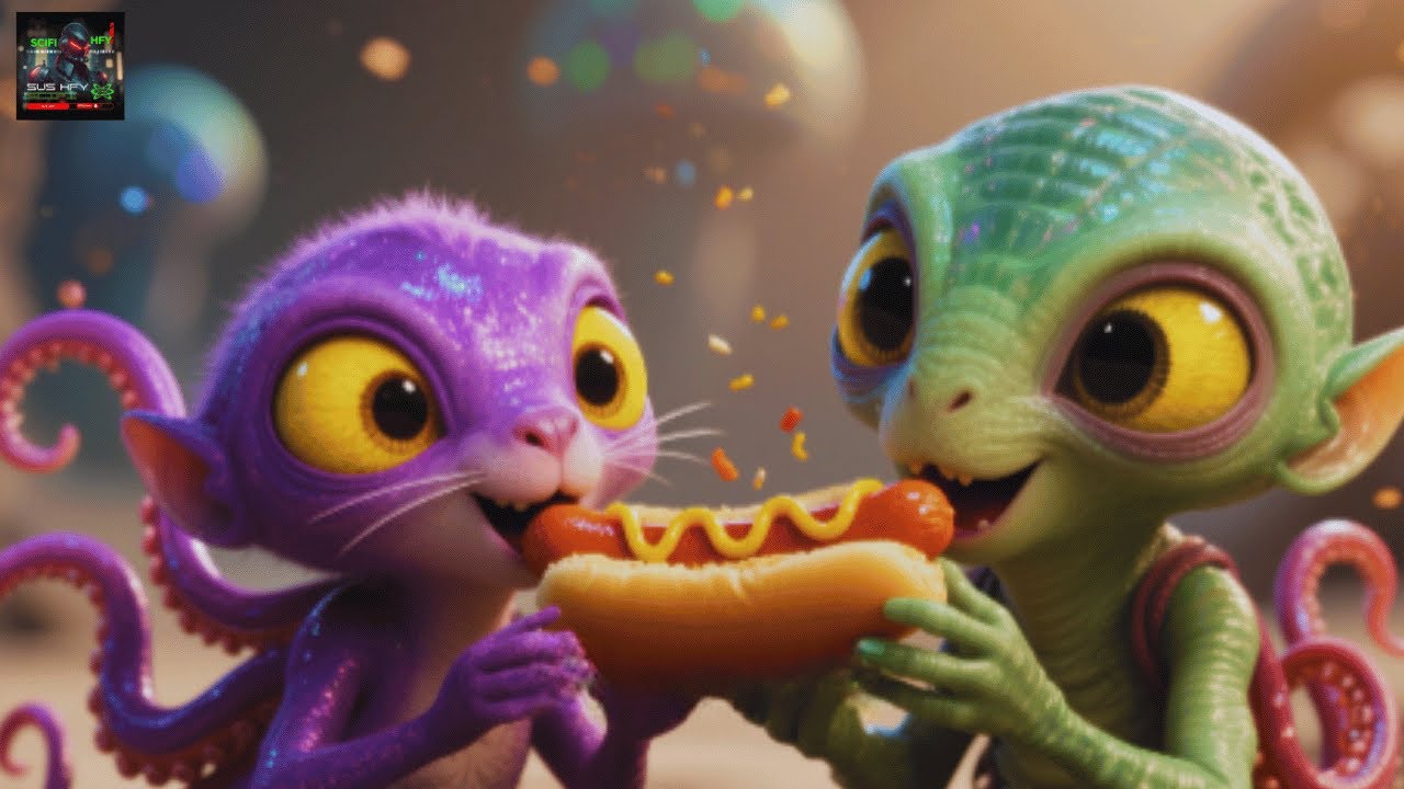 Alien Cubs’ Favorite Food: 🌭HOT DOGS!A wholesome SUS HFY story