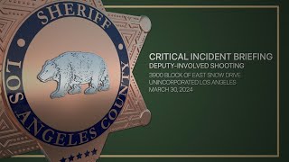 Critical Incident Briefing - ELA Station, 03/30/24