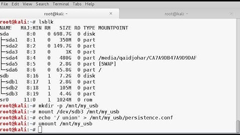 Making a Kali Linux Live Persistence USB