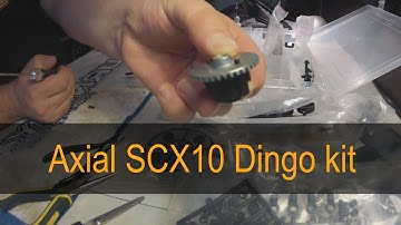 Assembling an Axial SCX10 Dingo kit, first steps (time lapse) HD