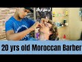 Young Moroccan Barber vs Old School Moroccan Barber Challenge, Who Straight Razors Better?