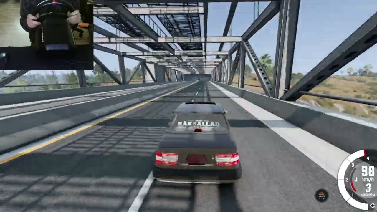 Häng med på Volvo 940-runda i BeamNG - Kör & snack!