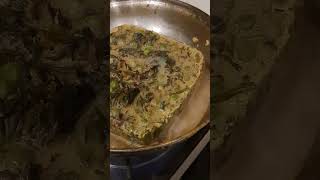 Spinach got frozen in the fridge