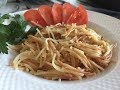 ЖАРЕНЫЕ СПАГЕТТИ/С УМА СОЙТИ/ПРОСТО И ВКУСНО/ ВКУС ДЕТСТВА!