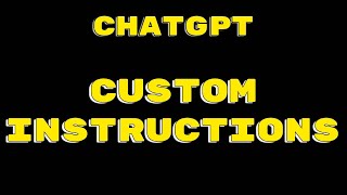 ChatGPT custom instructions are *POWERFUL*  Replace AutoGPT and BabyAGI?