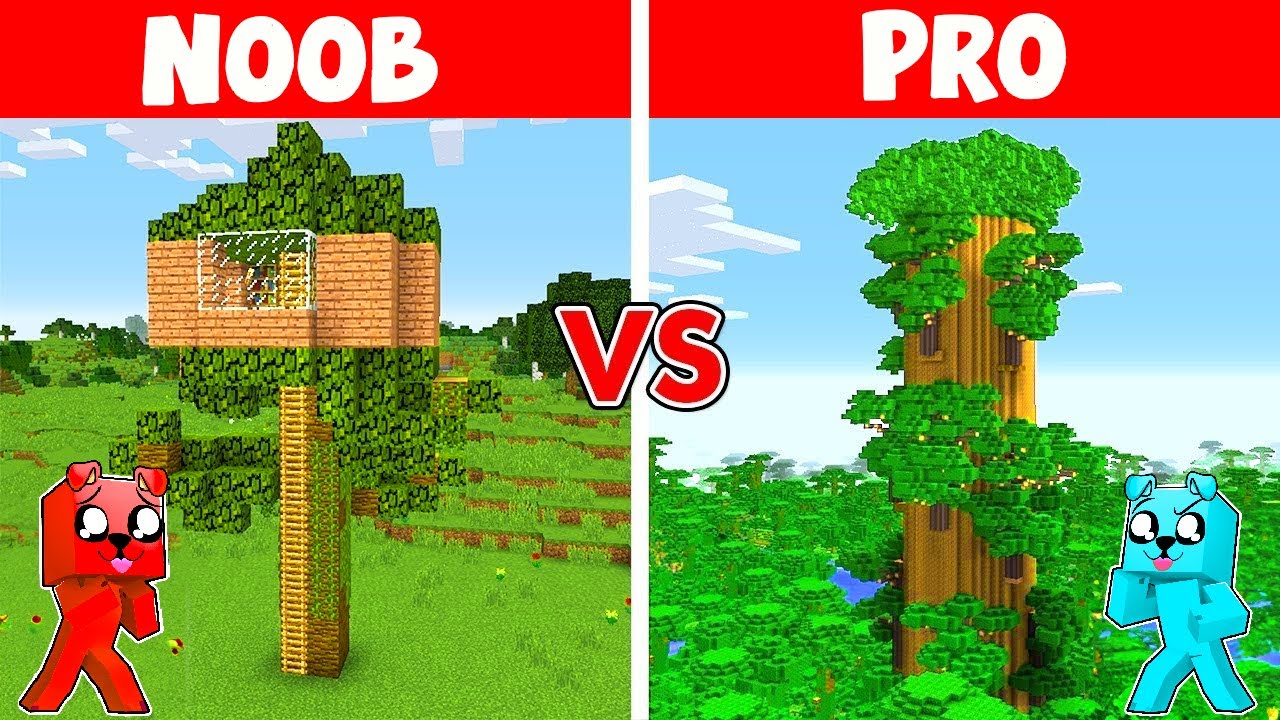 JAK ZBUDOWAĆ DOMEK NA DRZEWIE w Minecraft 🌳