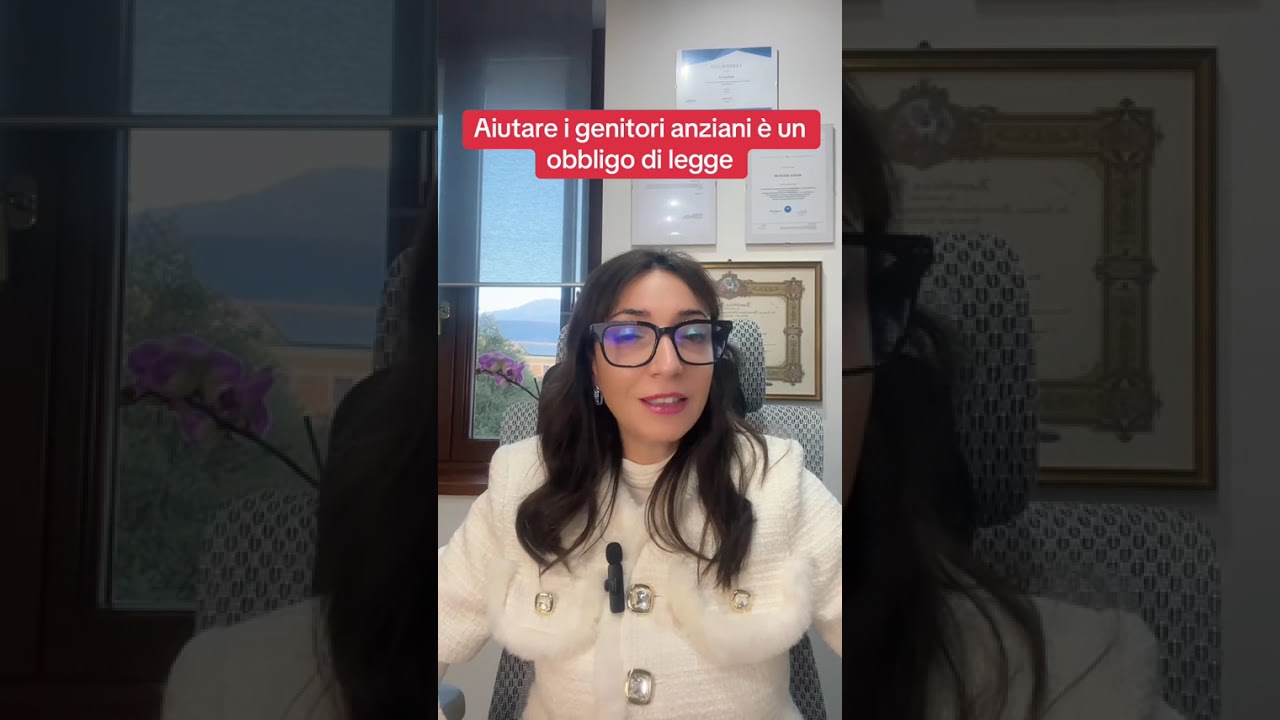 Aiutare i genitori è un obbligo #legge #perte #genitori #studiobruschi