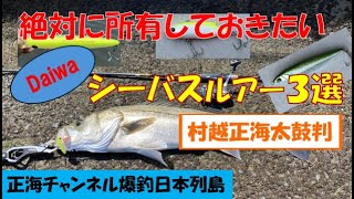 Top 3 Daiwa sea bass lures recommended by Masami Murakoshi - YouTube