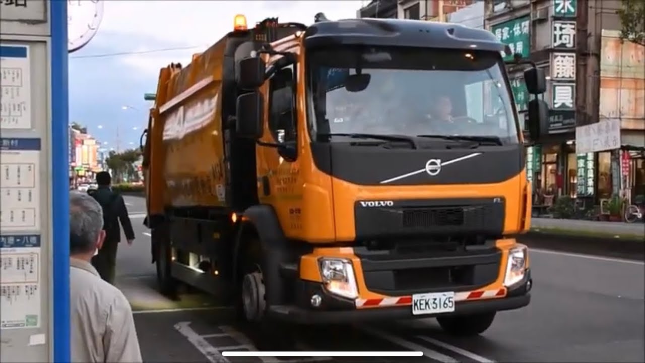 【新車】桃園市中壢區垃圾車#6 KEK-3165 20210223
