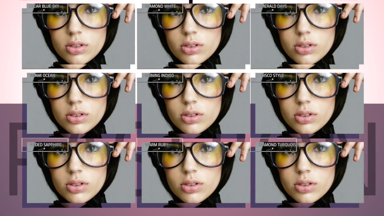 CoreMelt LUTx Beauty Fashion Food Collection Samples