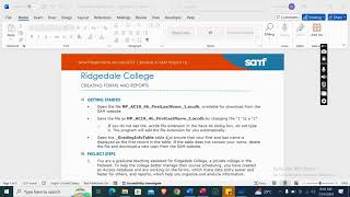 New Perspectives Access 2019 | Module 4: SAM Project 1b Ridgedale College #newperspectives
