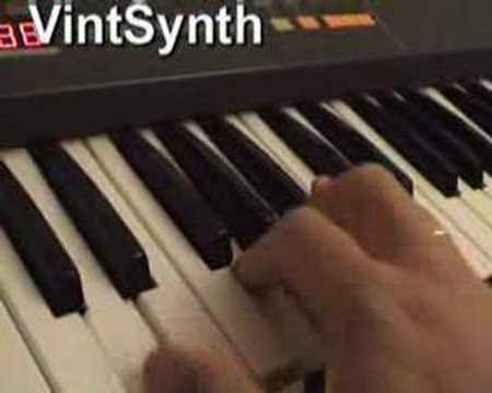 A Roland Juno 106 imitating an ARP 2600