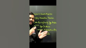 100% Sure Topics of Matrices and Determinants for JEE Main 2023 #shorts