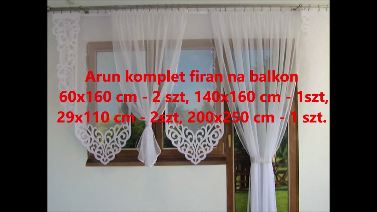 Arun komplet firan na balkon 60x160 cm - 2 szt, 140x160 cm 1szt, 29x110 cm 2szt, 200x250 cm 1 szt