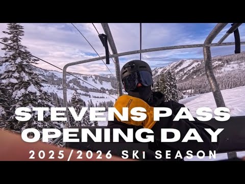 Stevens Pass OPENING DAY 2025/2026 Via Chumstick Highway