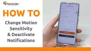 Change Motion Sensitivity in Toucan App | Toucan Smart Home screenshot 1
