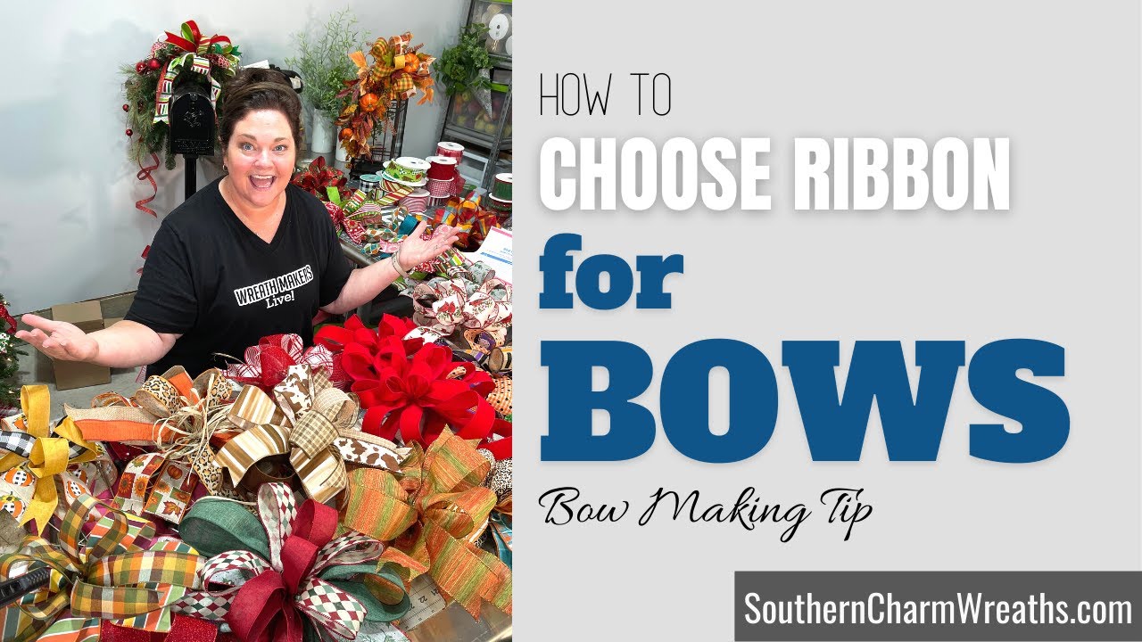 How to Choose Ribbon Colors & Patterns for Mulit-Ribbon Bow Making