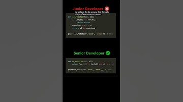 Junior vs Senior Python Developer    #webdevelopment #javascript #coding #python #html #css