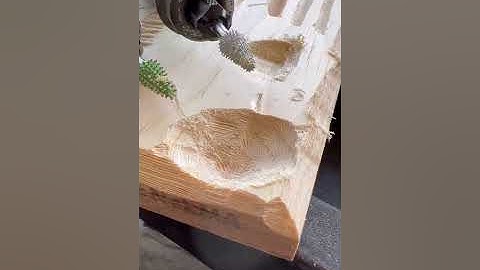 1/8 inch Taper Burr Demo in various grits 18T14 Saburrtooth Power Carving