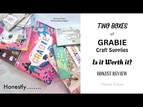 Two Boxes Of Grabie Crafty Supplies | Is It Worth It | Honest Review, There's No Sugarcoating It!