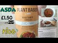I try .. 🍽️ ASDA Plant Based Vegetable Chilli (as a meat-eater) 💰 £1.50 july25