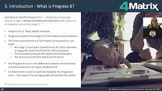 4Matrix Webinars: KS4 Working with Progress 8 and Current Cohorts