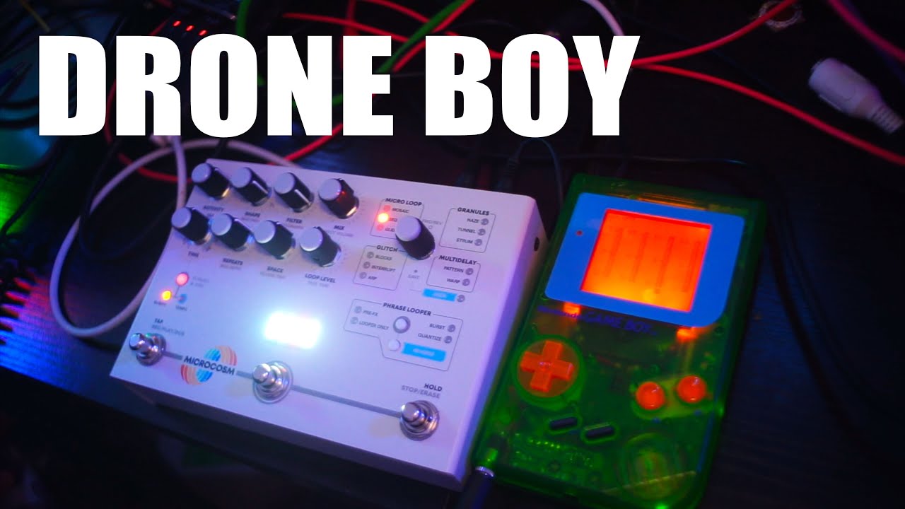 Drone Boy - New Game Boy Drone Synth Review and Demo (with Microcosm)