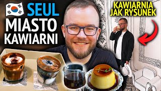 KAWIARNIA JAK RYSUNEK i inne kawiarnie w Seulu: kawa speciality i słodkości (Seul, Korea Południowa)