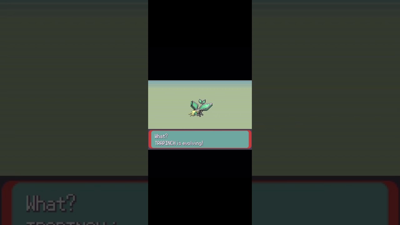 Pokémon Emerald Trapinch Dragon Evolution