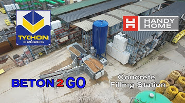 BETON2GO Betontankstelle / Centrale à béton    Handy Home Tychon Frères