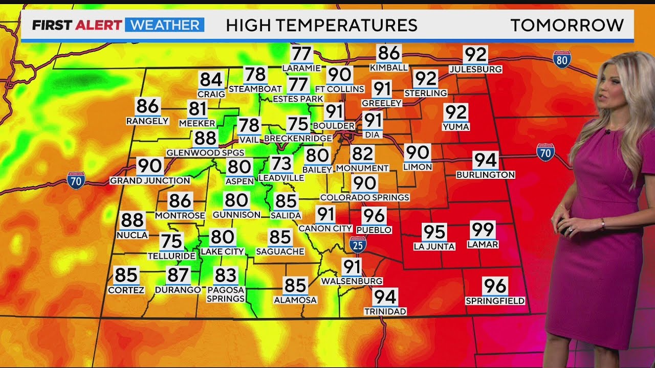 Temperatures Climb Back Into The 90s - YouTube