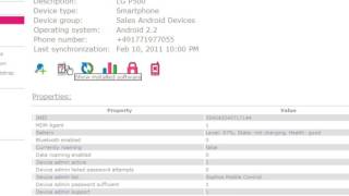 Sophos Mobile Control  See devices and installed apps screenshot 3