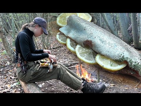 Campfire Rainbow Trout | Bushcraft Cooking