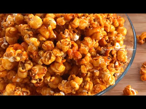 Vidéo: Comment Faire Des Boules De Pop-corn Au Caramel