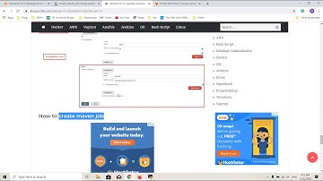 DevOps create maven job in jenkins