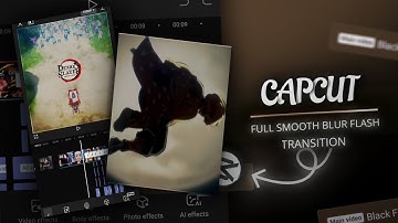 CapCut Smooth Blur Flash Transition  Tutorial | AE Like Transition