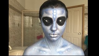 Alien Body Paint Time-lapse