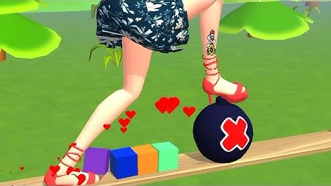 ASMR TIPPY TOE crazy girls💣 big bomb blast 💥👩‍❤️‍👩 Very Satisfying And Relaxing ASMR Sounds Gameplay