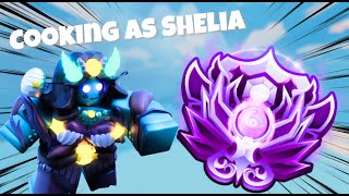 Cooking As SHEILA in Ranked... (Roblox BedWars)