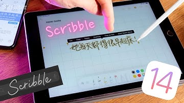 Convert your Chinese Handwriting into text on iPadOS 14 with Scribble!