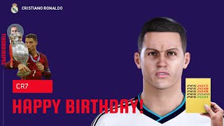 Happy Birthday 🎂 🥳  Cristiano Ronaldo V3 Face   Stats | PES 2021