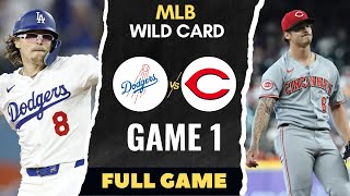 Los Angeles Dodgers vs Cincinnati Reds | Full Game | MLB - Wild Card - Final | Game 1 Wealth