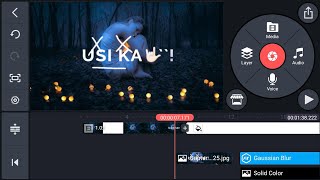 How To Make Amazing Lyrical Video In Kinemaster||Remix Song Text Editing-Whatsapp Status Tutorial screenshot 3